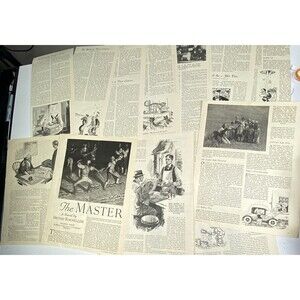 Ephemera Lot American Legend Monthly November 1931 Pages, Pictures, Prints, VNTG